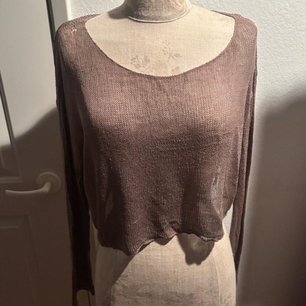 BIMO vintage cropped knit